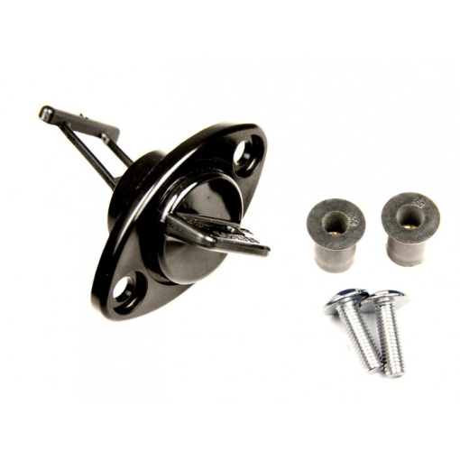 Harmony Drain Plug Kit Picture shows Drain Plug, Female deck insert 2 stainless screws and 2 rubber well nuts