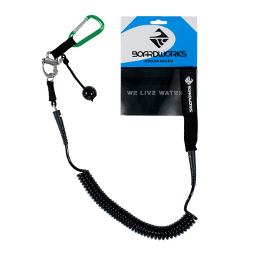 Boardworks Coiled Quick Release leash 11 foot