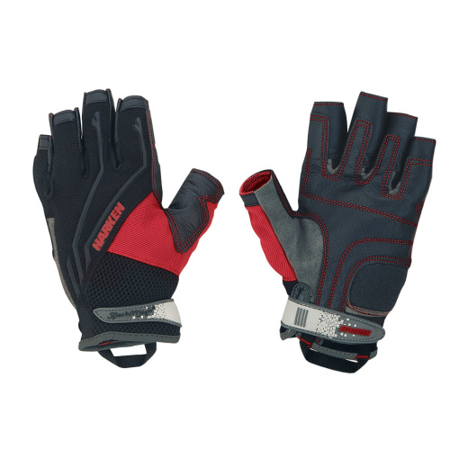 Harken reflex gloves pair shows Palm detail as well as back of the hand