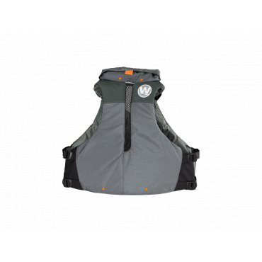 Wilderness Systems Fisher PFD rear view showing vent