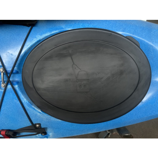 Boreal Designs Oval Hatch on a kayak