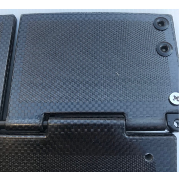 Surge Ski Footrest Rudder Controls - Snapper Toe Plate showing textured grip detail