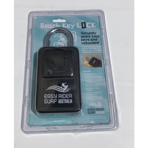 easy rider surf beach key lock in packaging