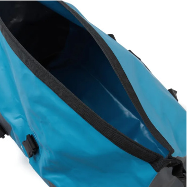 Gill Voyager Duffel Bag 60 Litre showing the roll top Opening into the bag View
