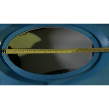 Surge Oval Hatch RimTop view length with measure 45.6 cm