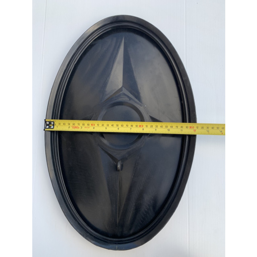 Surge Oval Hatch Roto with measure showing width