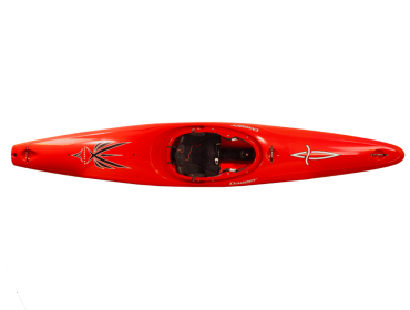 Top View of the Dagger Vanguard 12 foot Racing Kayak in Red Colour