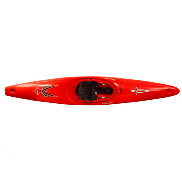 Top View of the Dagger Vanguard 12 foot Racing Kayak in Red Colour