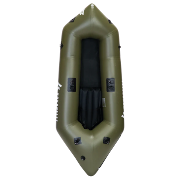 Kokopelli XPD Pack Raft in Olive Drab Green. Top View